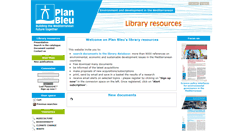 Desktop Screenshot of docs.planbleu.org